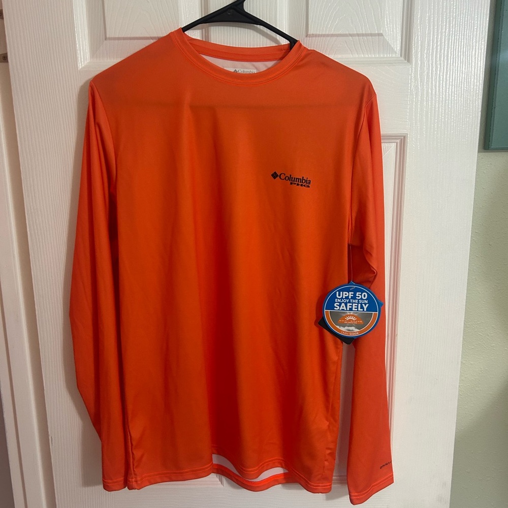 Columbia Vibrant Orange Performance Shirt
